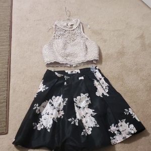 Sequin Hearts 2 Piece Homecoming Dress